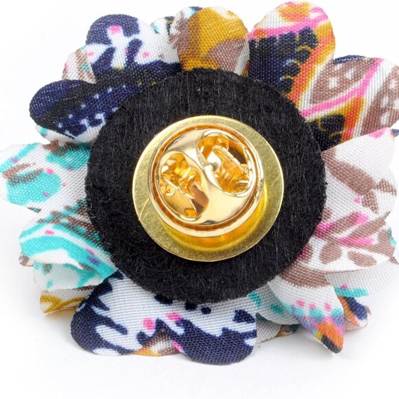 Lapel Pins for Men - Flower Pin Suit Accessories + Boutonniere Pins - Picture 2 of 4